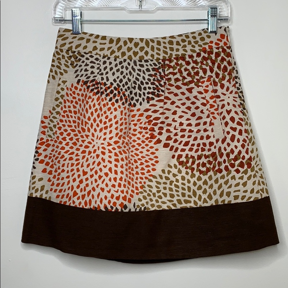 Banana Republic Mosaic/Floral Print Silk Blend Size 00